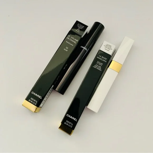 🆕 Bundle Chanel Le Volume Mascara Black Noir and La Base Lash Primer Set New - Picture 5 of 5